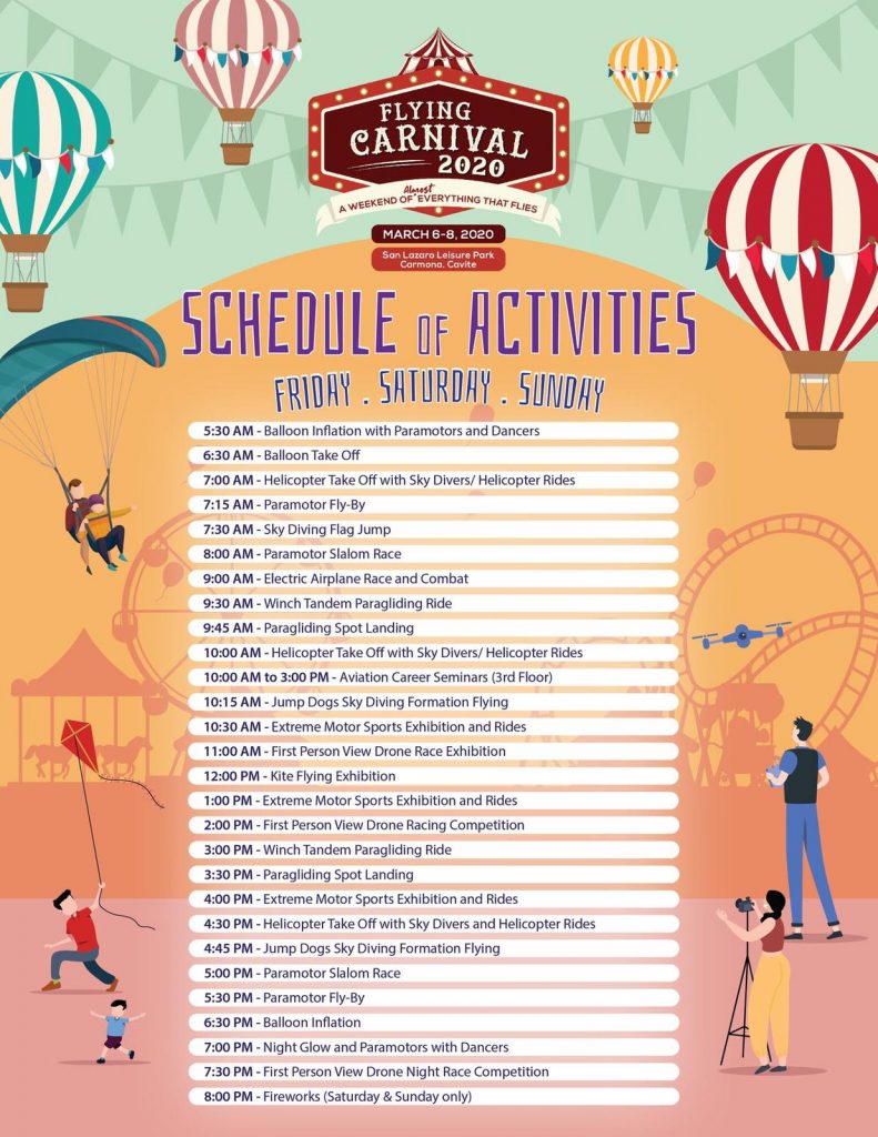 Schedule of Activities