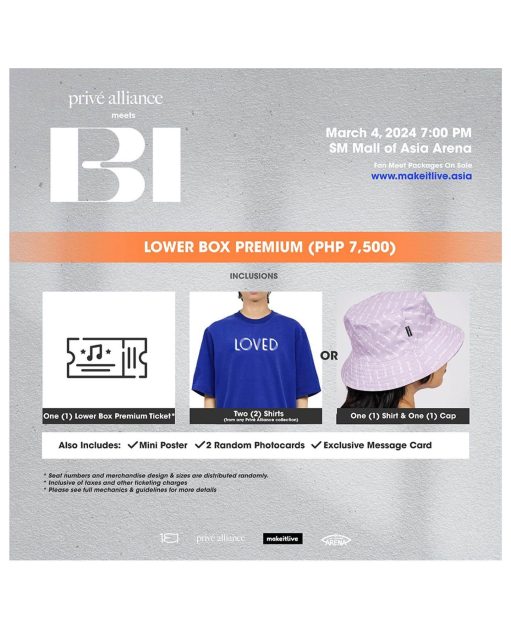 prive Alliance Meets BI in Manila Fan packages