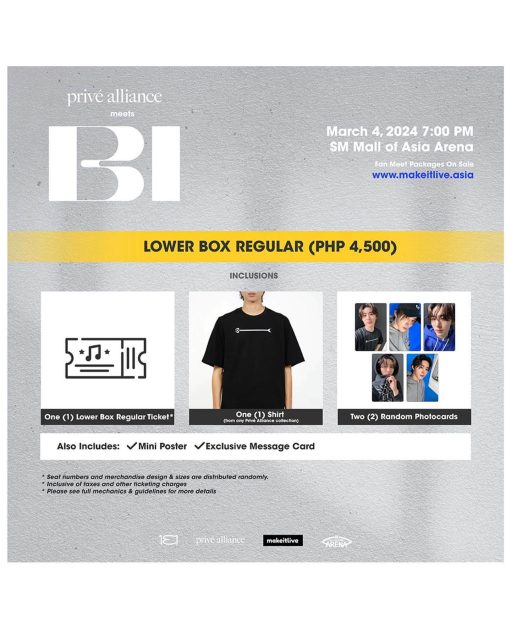 prive Alliance Meets BI in Manila Fan packages lower box