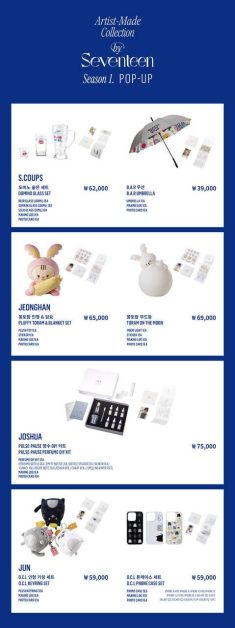 seventeen pop store artist made collection manila