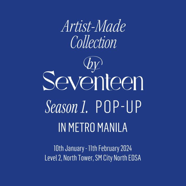 seventeen pop store manila artist made collection