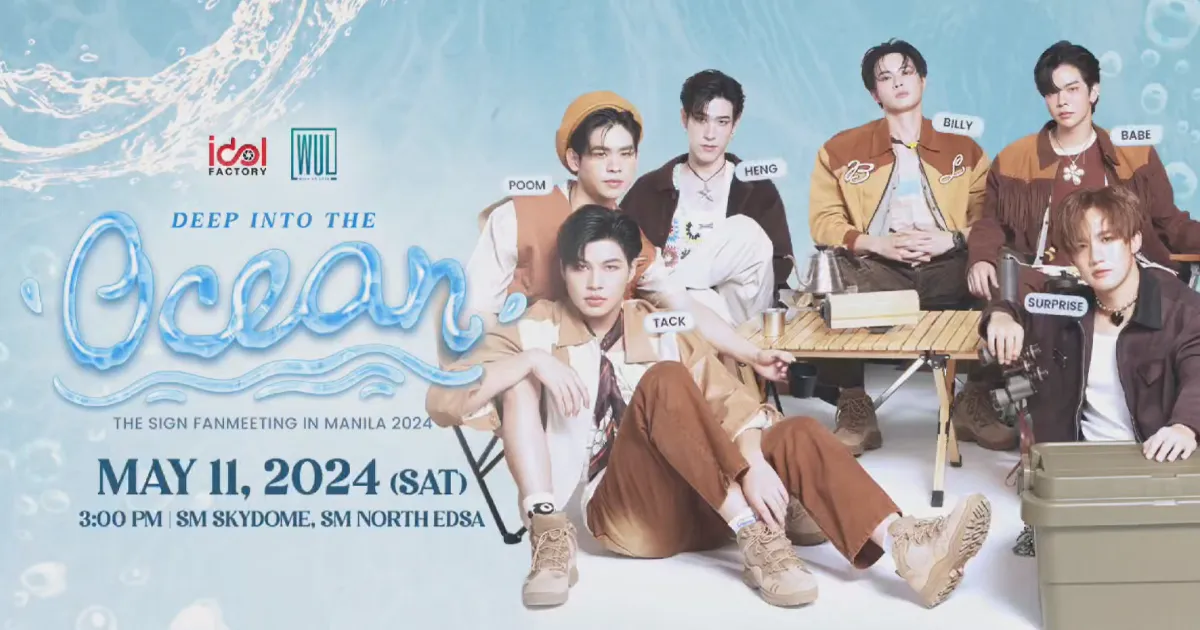 dive into the ocean The Sign Fanmeeting in Manila 2024