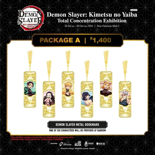 Demon Slayer Kimetsu no Yaiba Exhibition Manila Philippines Prices Package