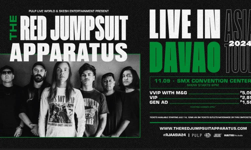 the red jumpsuit apparatus davao concert 2024 ticket prices