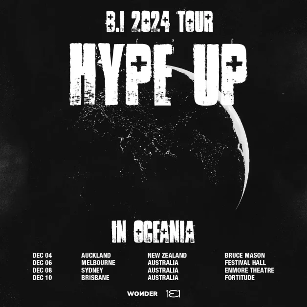 B.I HYPE UP OCEANIA TOUR DATES 2024