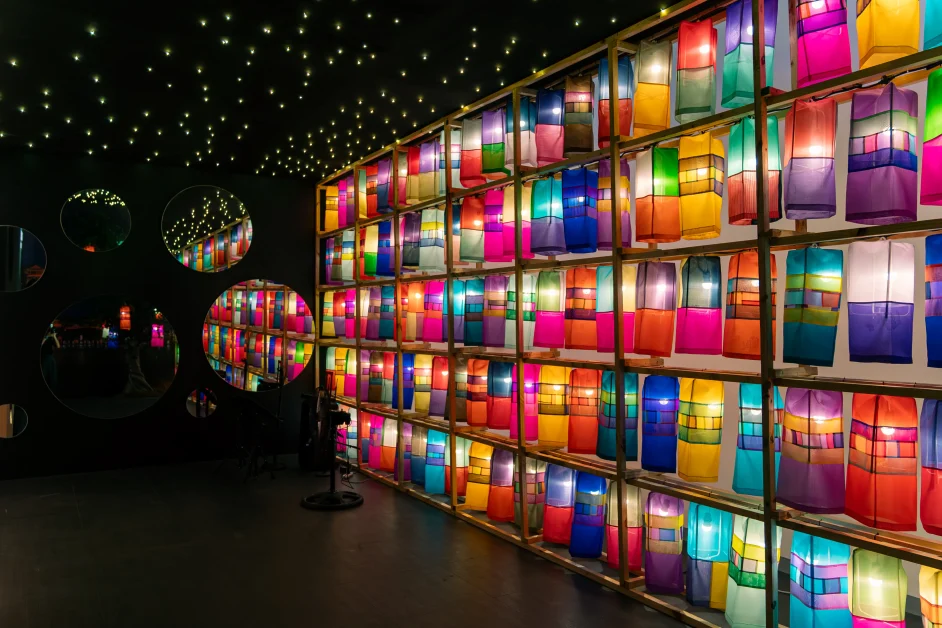 Korean culture center jinju silk lanterns 2