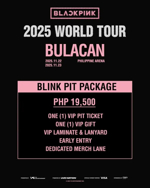 blackpink world tour bulacan package