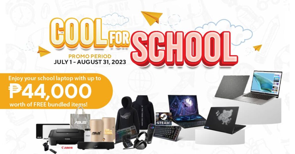 ASUS And ROG Cool for School Promo 2023 Main KV