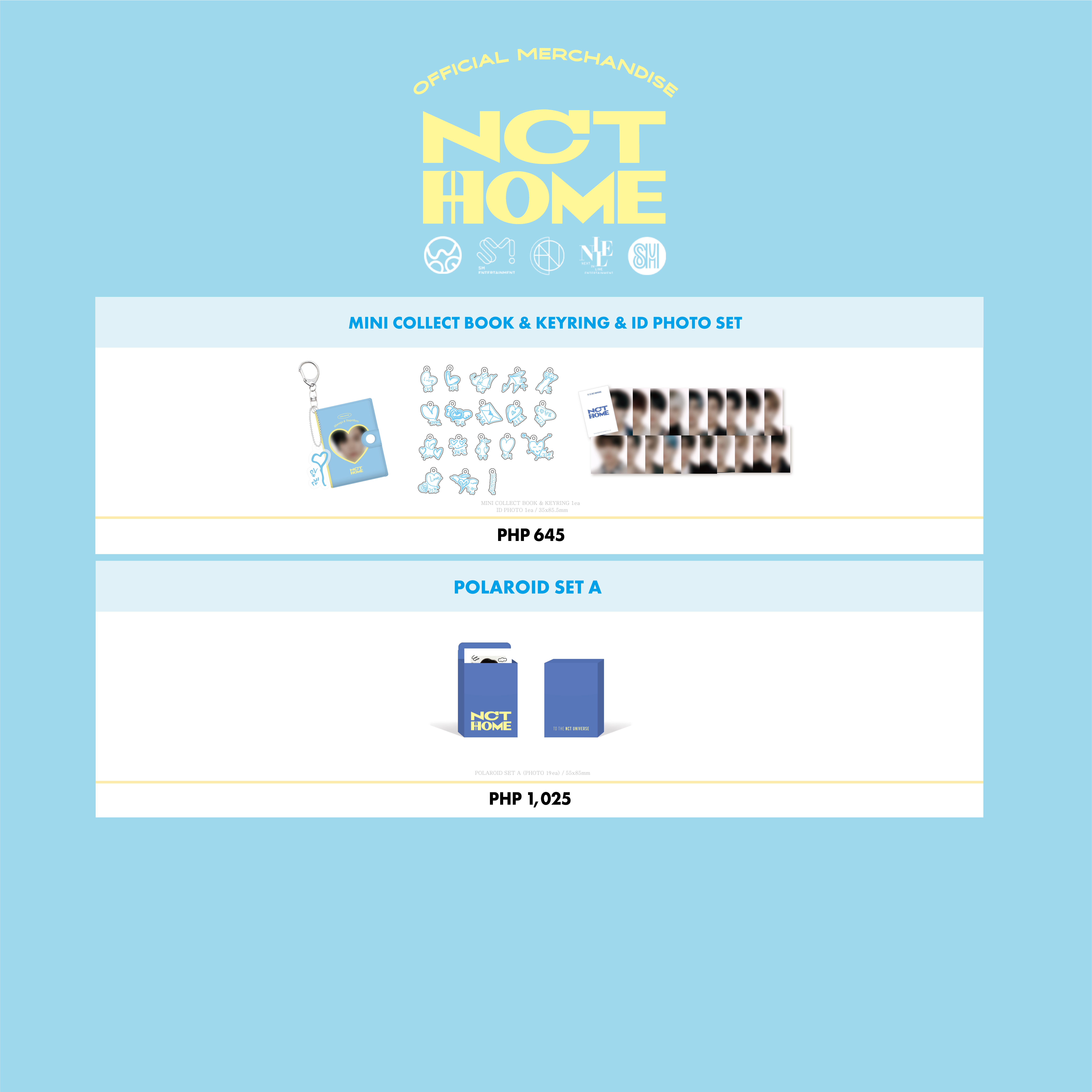 NCT Home official Merchandise Batch 2