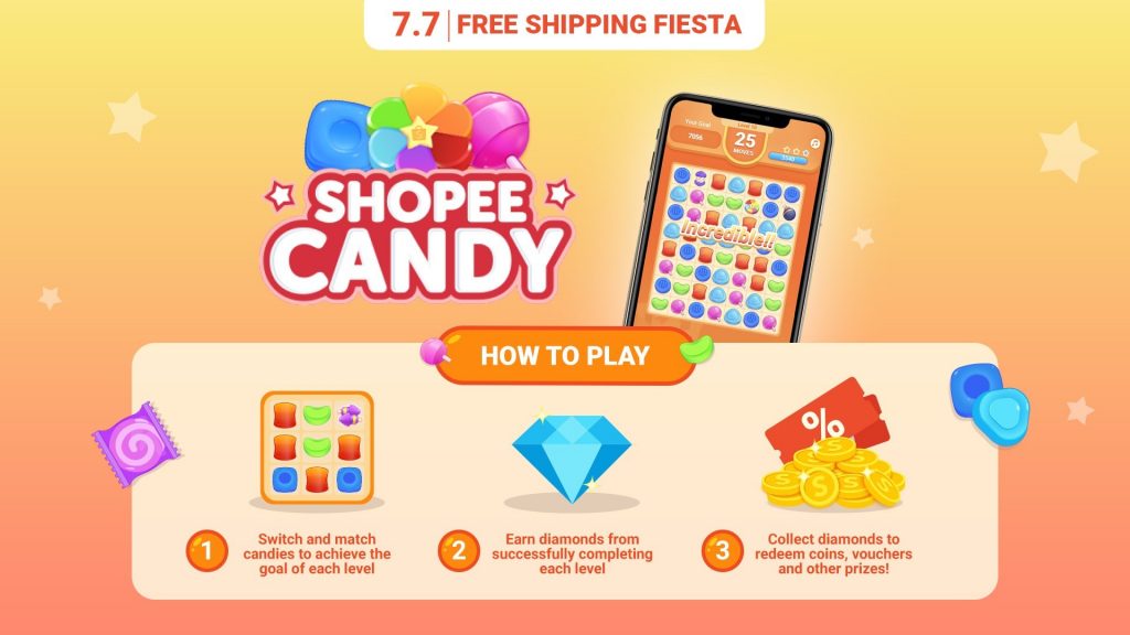 shopee candy 7 7 PR