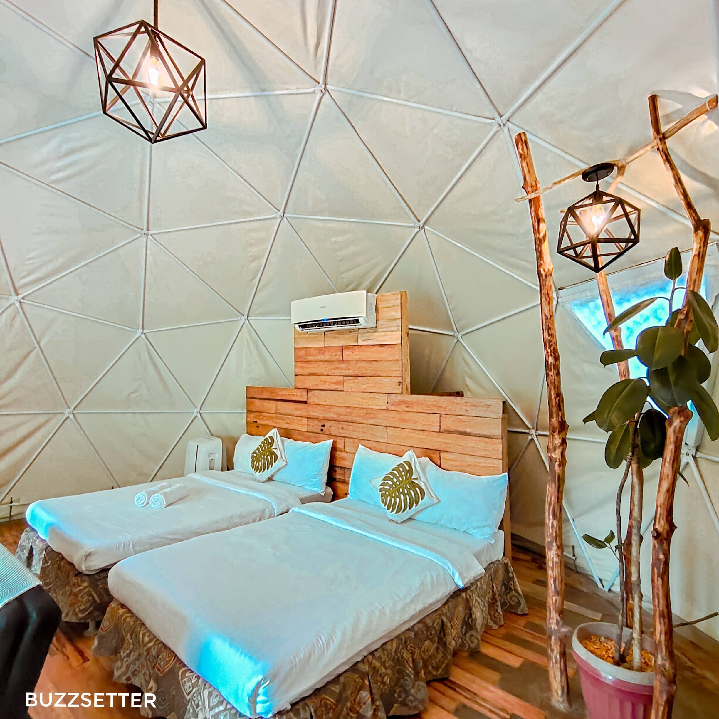 glamping bedroom