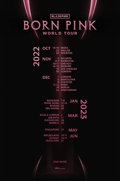 BLACKPINK world tour 2022