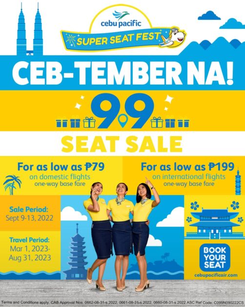 Cebu -Pacific-9.9-seat-sale-september-2022