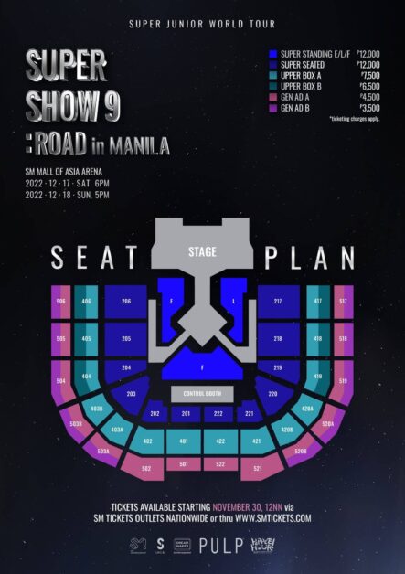 ss9 in manila seating plan