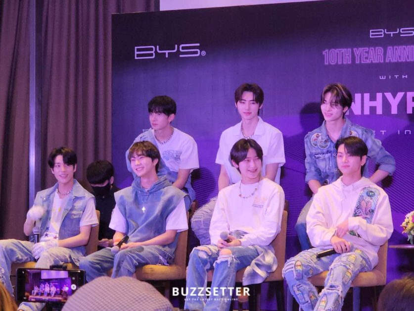 BYS X Enhypen In Manila Press Conference 1