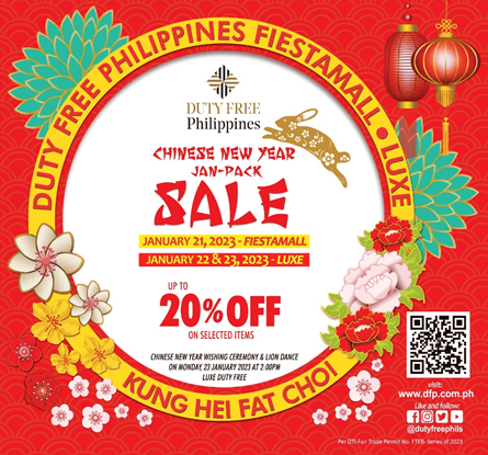 Duty Free Philippines 3 Day Sale