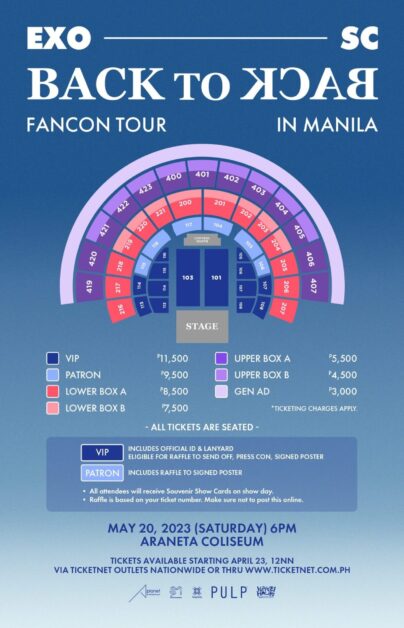 EXO SC TICKET PRICES 1