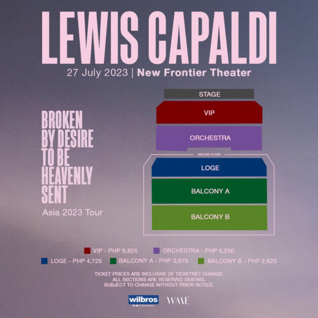 lewis capaldi manila ticket prices