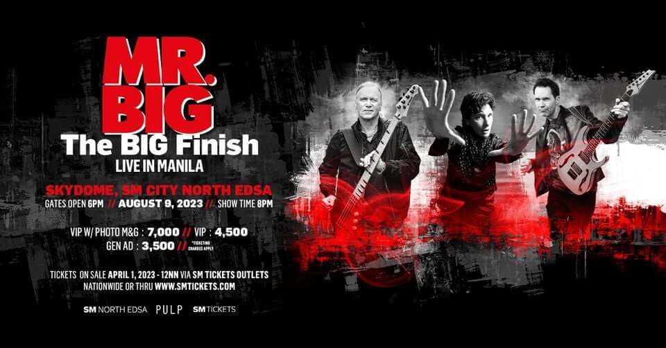mr big manila concert 2023