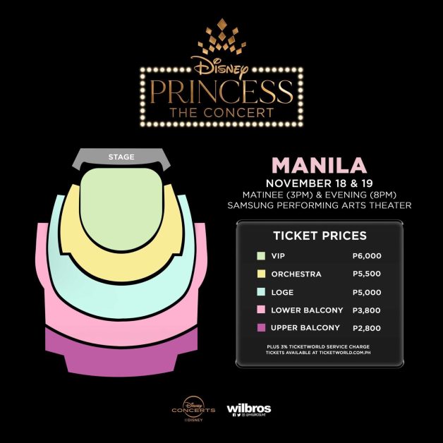 disney princess the concert manila ticket prices