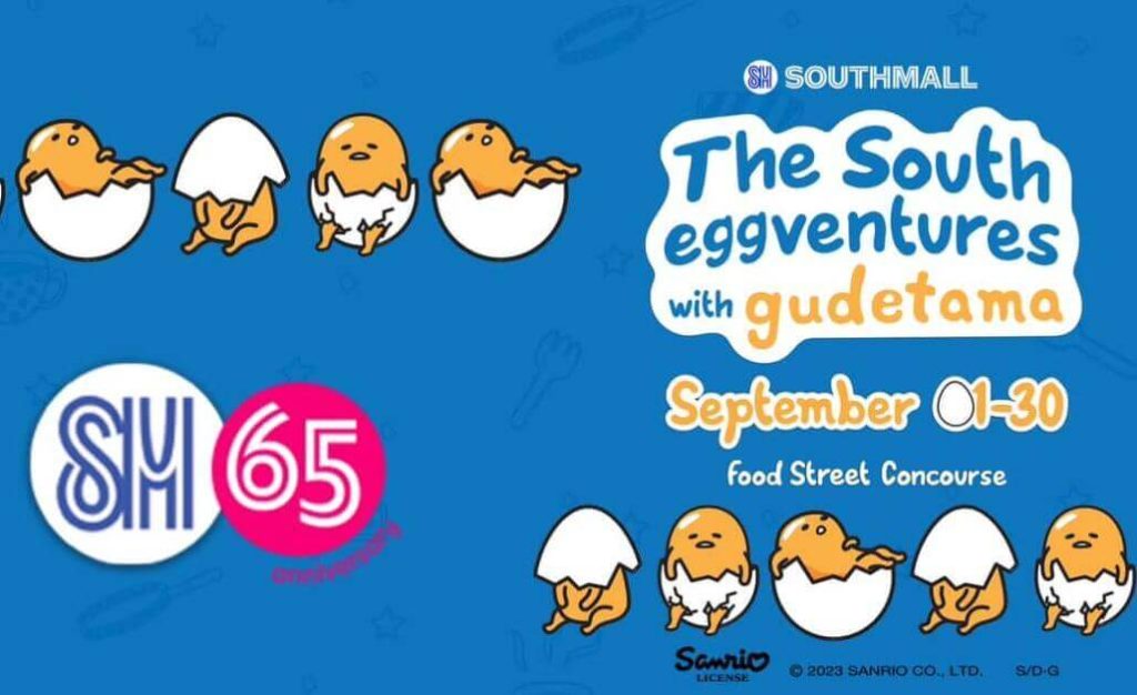 sm southmall gudetama