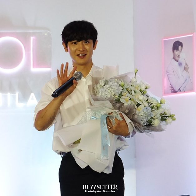 chanyeol press conference in manila 1