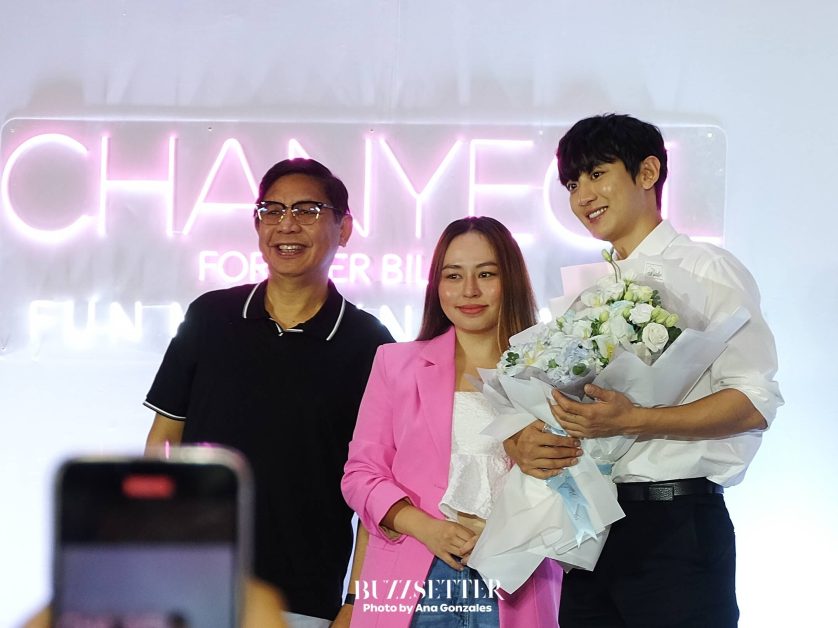 chanyeol press conference in manila