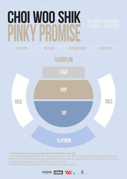 choi woo shik manila seat plan