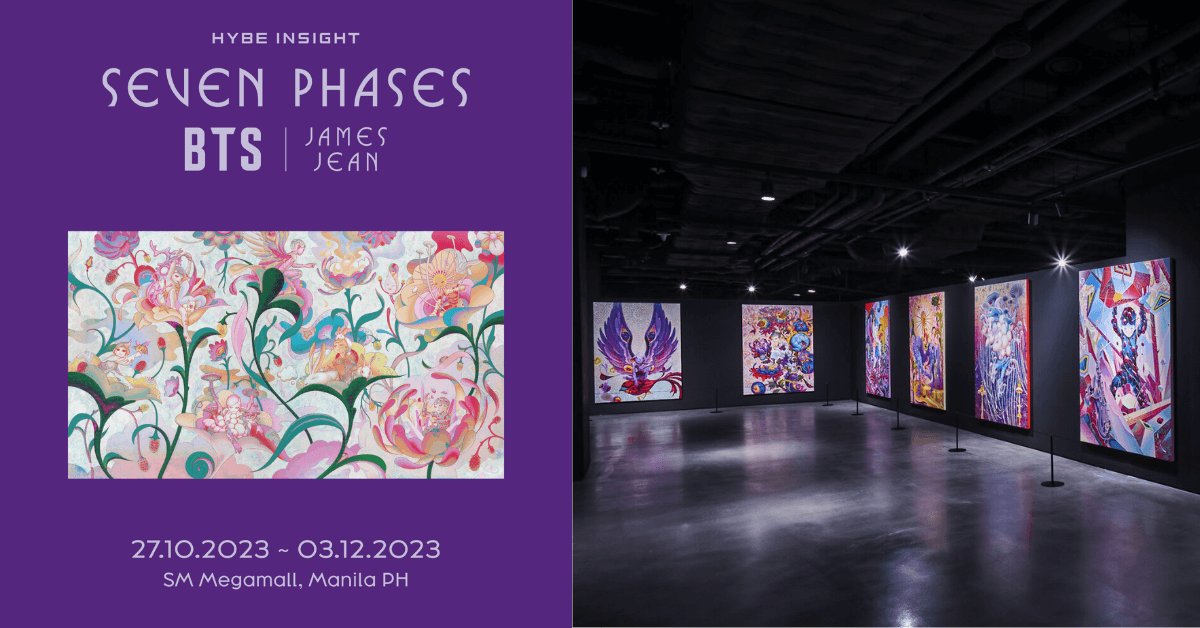 seven phases bts james jean manila philippines