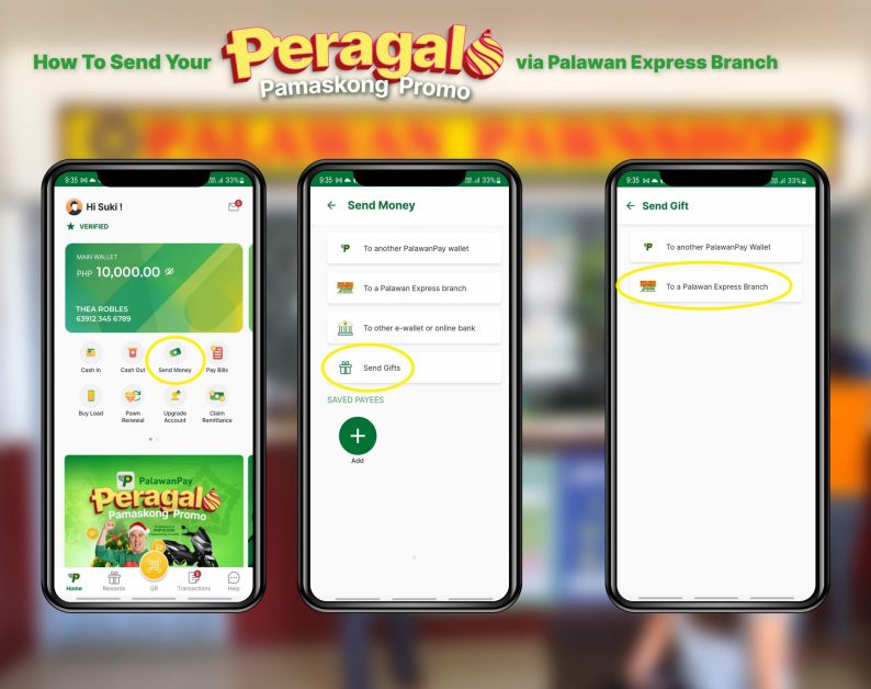 4 How To Send Your Peragalo Pamasko via Palawan Express Branch 2