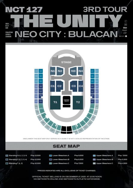 Nct 127 unity tour philippines ticket prices