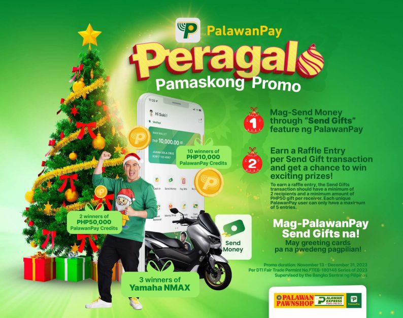 PalawanPay Peragalo Pamasko Promo