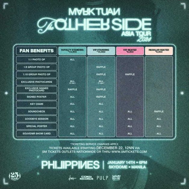 mark tuan the other side tour manila fan benefits
