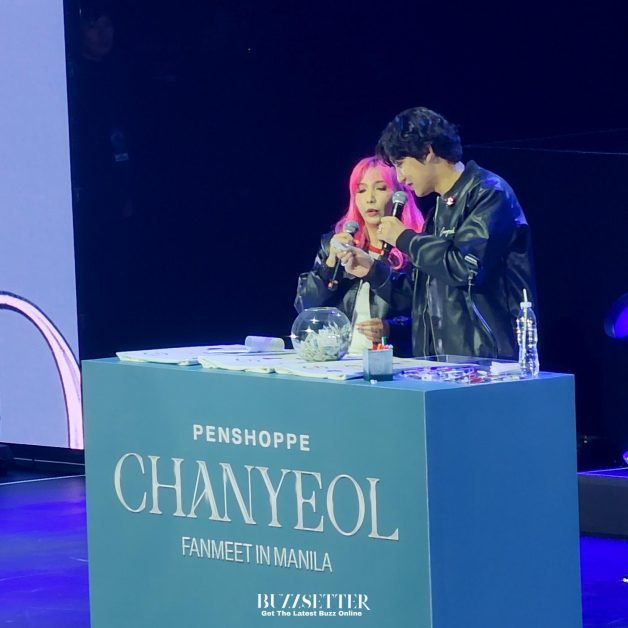 penshoppe chanyeol fanmeeting manila with host kring kim
