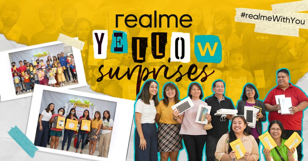 realme Yellow Surprises CSR