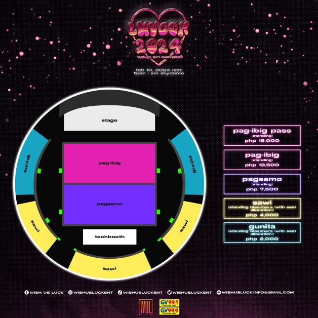 LuvCon Seat Map