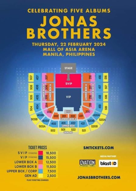 jonas brothers manila 2024 tickets price