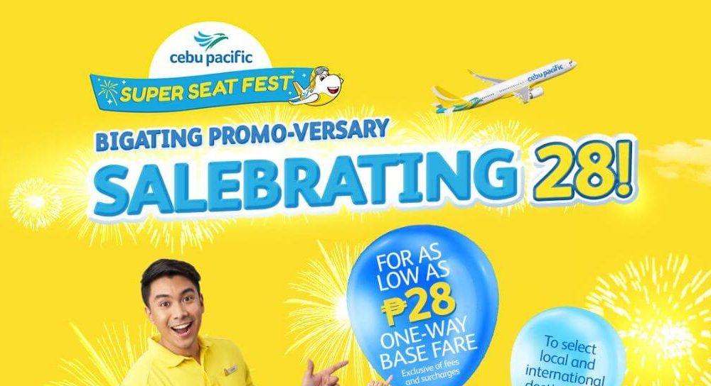 Cebu pacific Birthday Sale