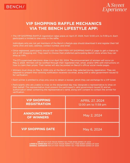 a sweet experience bench fun meet enhypen bench vip mechanics