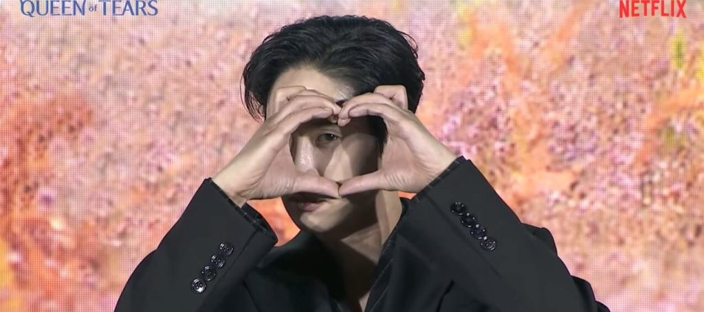 park sung hoon queen of tears press conference