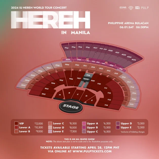 2024 IU HEREH WORLD TOUR CONCERT IN MANILA BULACAN ticket prices