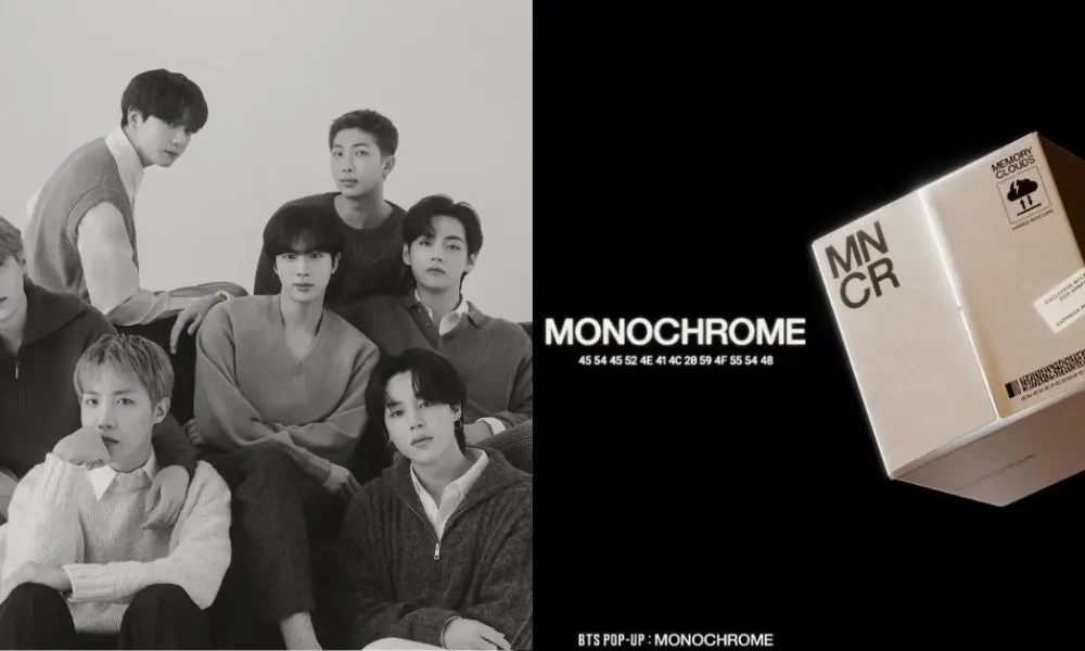 BTS POP UP MONOCHROME location dates