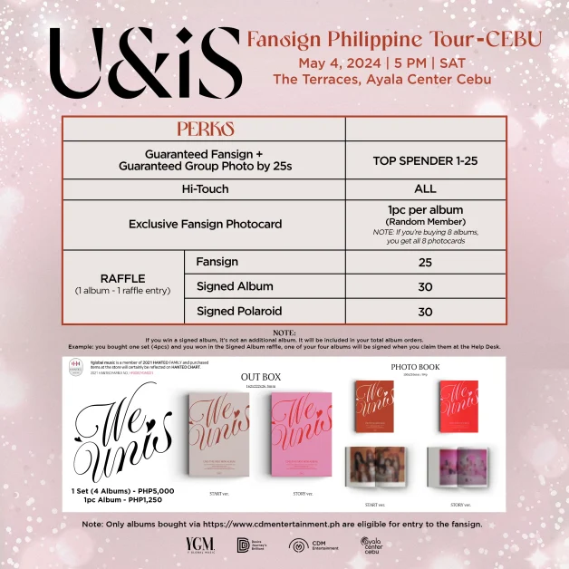 UNIS CEB Perks and Album details