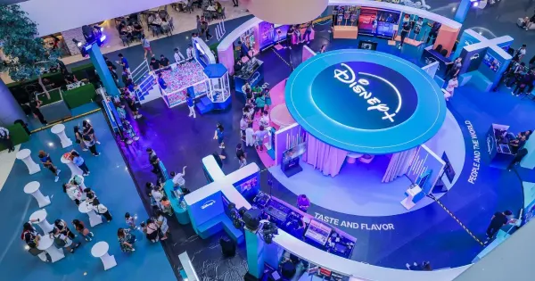 Disney plus pop up event moa