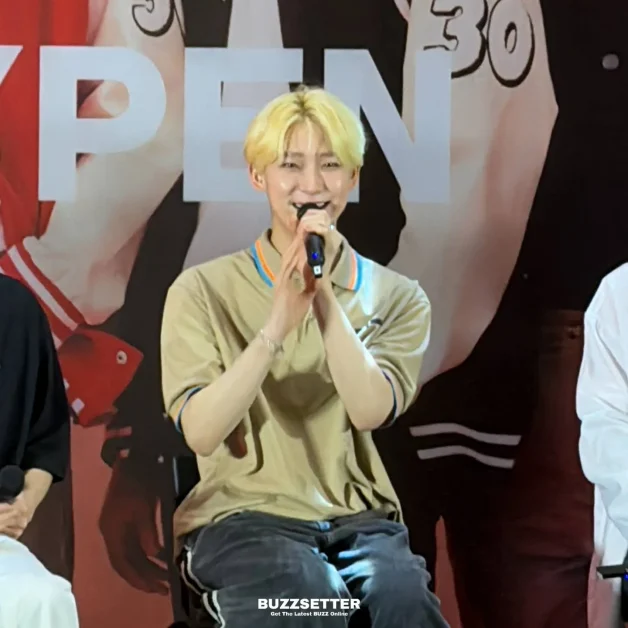 ENHYPEN BENCH Press Conference Manila sunoo