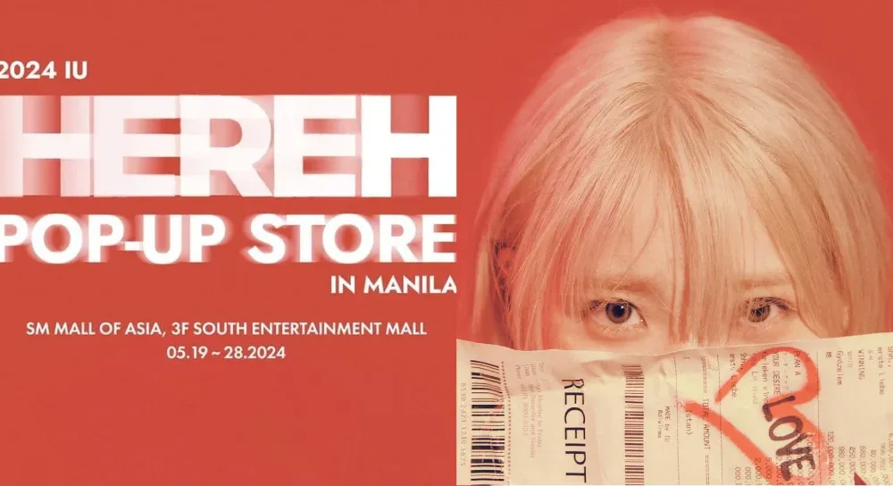 IU HEREH POP UP STORE IN MANILA Mall of asia