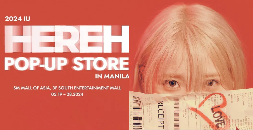 IU HEREH POP UP STORE IN MANILA Mall of asia