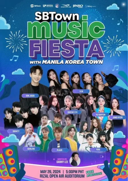 sb town music fiesta manila korea town lineup 2024