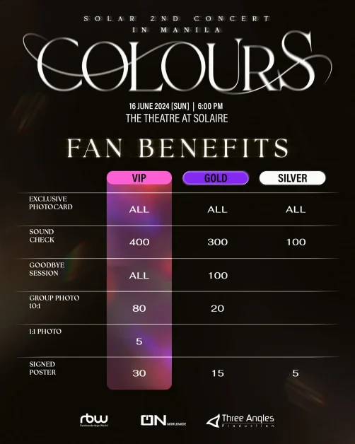 solar 2nd concert manila colours fan benefits