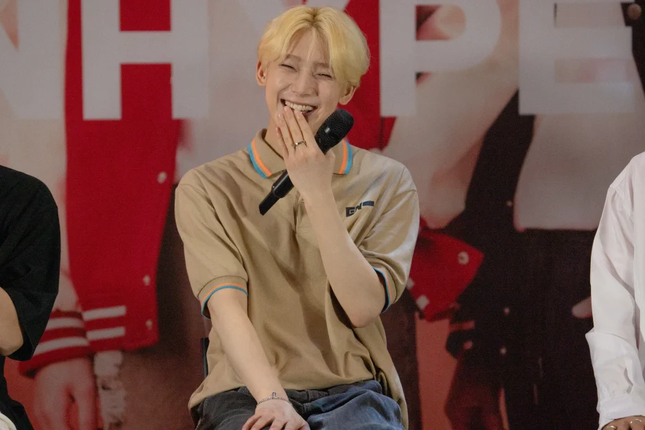 facts about enhypen bench fun meeting press conference sunoo